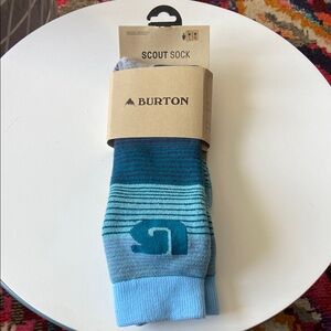 Burton Blue and Gray Ski Socks for Active Comfort